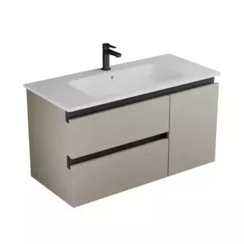 Тумба с раковиной «Veneciana» Parino 100 (Euphoria 100) подвесная бежевый левая