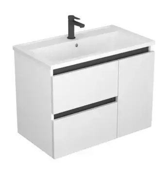 Тумба с раковиной «Veneciana» Parino 80 (Mario 80) подвесная белый матовый правая