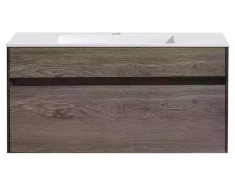 Тумба с раковиной «Vincea» Chiara 100 с 1 ящиком (100/48 белая) подвесная R.Oak