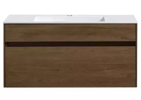 Тумба с раковиной «Vincea» Chiara 100 с 1 ящиком (100/48 белая) подвесная T.Oak