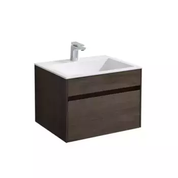 Тумба с раковиной «Vincea» Chiara 60 с 1 ящиком (VCB-13600W белая) подвесная R.Oak