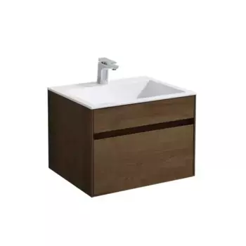 Тумба с раковиной «Vincea» Chiara 60 с 1 ящиком (VCB-13600W белая) подвесная T.Oak