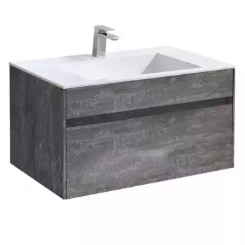 Тумба с раковиной «Vincea» Chiara 80 с 1 ящиком (VCB-13800W белая) подвесная G.Stone
