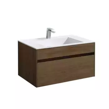 Тумба с раковиной «Vincea» Chiara 80 с 1 ящиком (VCB-13800W белая) подвесная T.Oak
