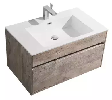 Тумба с раковиной «Vincea» Chiara 80 (VCB-13800W) подвесная N.Wood