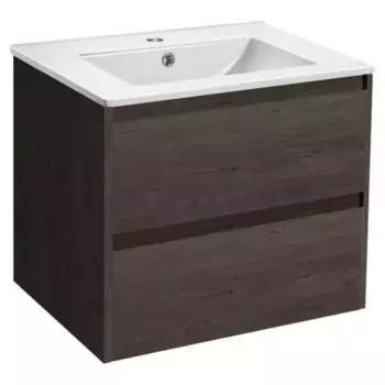 Тумба с раковиной «Vincea» Gio 60 с 2 ящиками (VBS-13960 60 белая) подвесная R.Oak