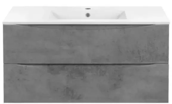 Тумба с раковиной «Vincea» Mia 100 (VBS-13100 100) подвесная Beton