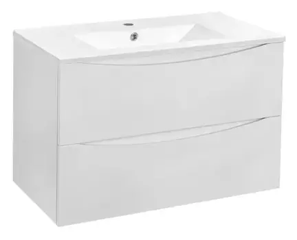 Тумба с раковиной «Vincea» Mia 75 (VBS-13975 76/46 белая) подвесная G.White