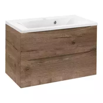 Тумба с раковиной «Vincea» Mia 80 (80/45 VCB-3M800W) подвесная V.Oak