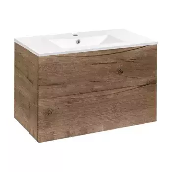 Тумба с раковиной «Vincea» Mia 90 (VBS-13990 91/46 белая) подвесная V.Oak