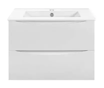 Тумба с раковиной «Vincea» Mia Slim 60 (61/40 белая) подвесная G.White