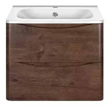 Тумба с раковиной «Vincea» Paola 60 (VCB-2VP600W) подвесная R.Wood