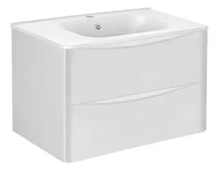 Тумба с раковиной «Vincea» Paola 80 (VCB-2VP800W) подвесная G.White