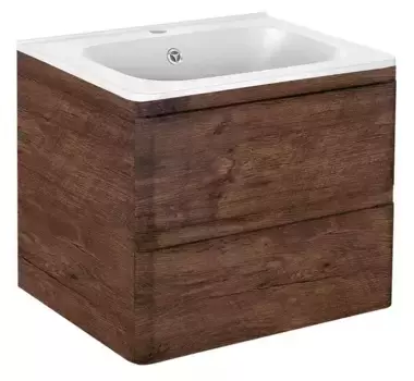 Тумба с раковиной «Vincea» Vico 60 (VCB-2VP600W) подвесная R.Wood