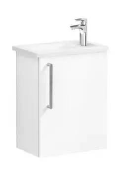 Тумба с раковиной «Vitra» Root 45 (45/28) подвесная глянцевый белый правая (по петлям)