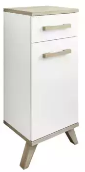 Тумба «Sanflor» Ингрид 30 белая/швейцарский вяз правая
