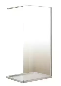 Уценка, Душевая перегородка «Aquanet» Cinetic AE12-F-90H190U-CT 900 90/188 прозрачная/хром универсальная