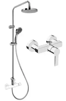 Уценка, Душевая система «Vitra» Flo S A49234EXP хром