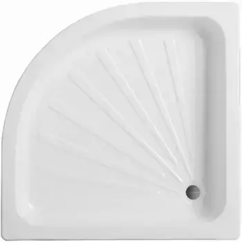 Уценка, Душевой поддон «Cerutti» R100/100 низкий АБС-пластик четверть круга