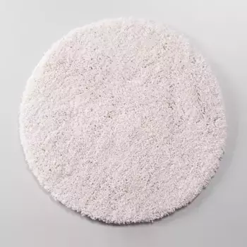Уценка, Коврик для ванной «WasserKRAFT» Dill BM-3920 60/60 резина, микрофибра Pastel Parchment