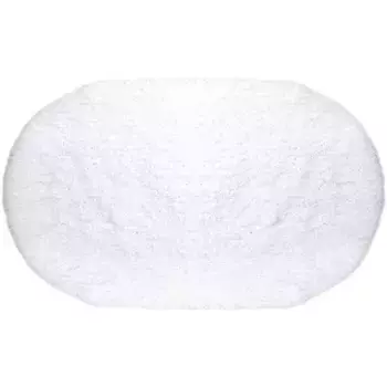 Уценка, Коврик для ванной «WasserKRAFT» Dill BM-3940 100/60 резина, микрофибра Bright White