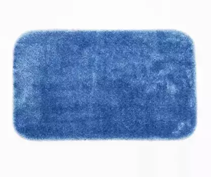 Уценка, Коврик для ванной «WasserKRAFT» Wern BM-2503 90/57 латекс, полиамид Dark Blue