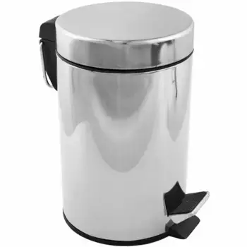 Уценка, Мусорное ведро с педалью «Fora» H101 3 л хром