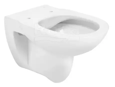 Уценка, Подвесной унитаз безободковый «Roca» Debba Round Rimless белый без сиденья