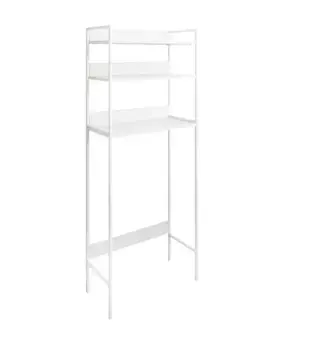 Уценка, Стеллаж «Sanflor» ПП для хранения над сантехникой белый муар