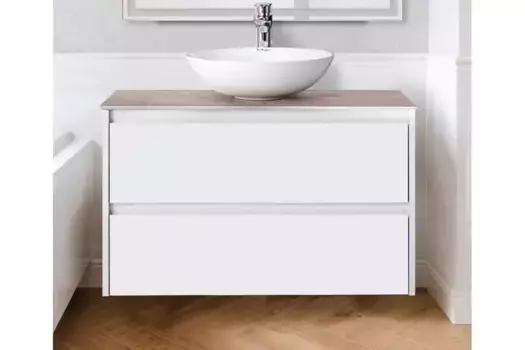 Уценка, Тумба под раковину «Belbagno» Kraft 80 подвесная Bianco Opaco