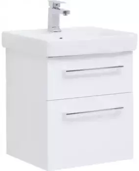 Уценка, Тумба с раковиной «Dreja» Q Max 60 (Q 60) подвесная белый глянец