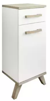 Уценка, Тумба «Sanflor» Ингрид 30 белая/швейцарский вяз правая