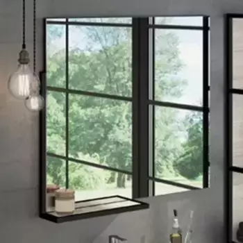 Уценка, Зеркало «Comforty» Дюссельдорф 90 без света дуб дымчатый