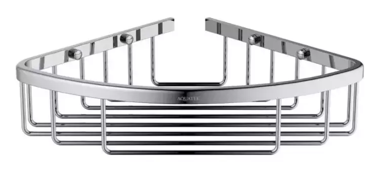 Угловая полка в ванну «Акватек» AQ4906CR на стену хром