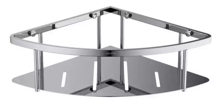 Угловая полка в ванну «Акватек» AQ4926CR на стену хром