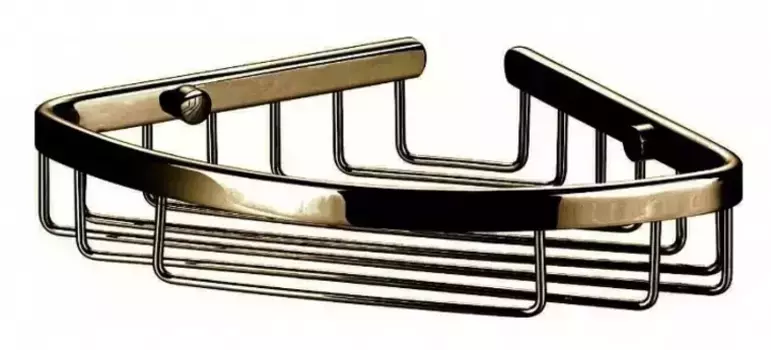 Угловая полка в ванну «Art&Max» AM-G-8936-Br на стену бронза