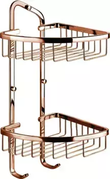 Угловая полка в ванну «Art&Max» AM-G-8962-Br на стену бронза