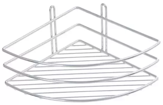 Угловая полка в ванну «Fixsen» FX-710-1 на стену хром