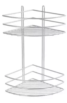 Угловая полка в ванну «Fixsen» FX-710-2 на стену хром