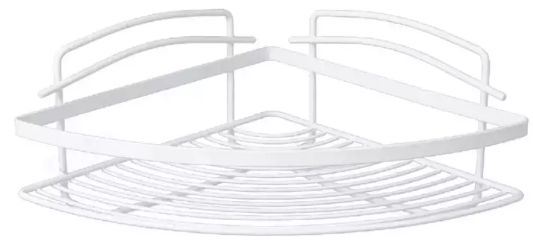 Угловая полка в ванну «Fixsen» FX-850W-1 на стену белая