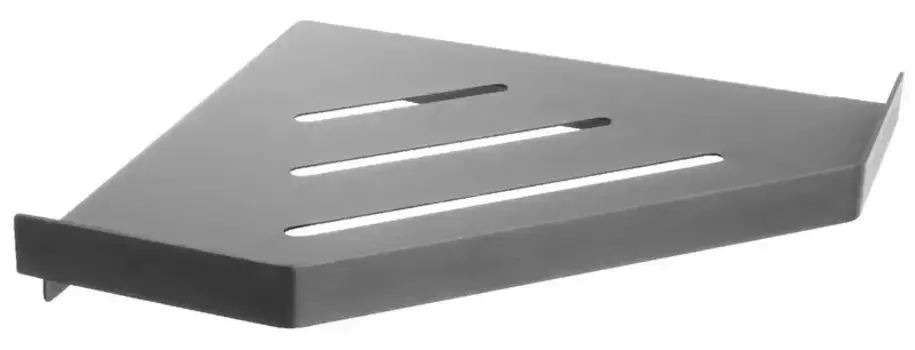 Угловая полка в ванну «Fixsen» Hi-Tech FX-841F на стену графит