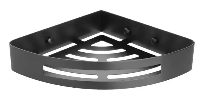 Угловая полка в ванну «Fixsen» Hotel FX-31003M на стену графит