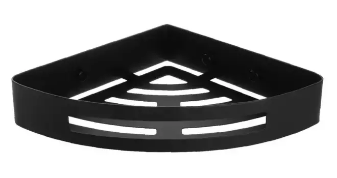 Угловая полка в ванну «Fixsen» Hotel FX-31003K на стену чёрная