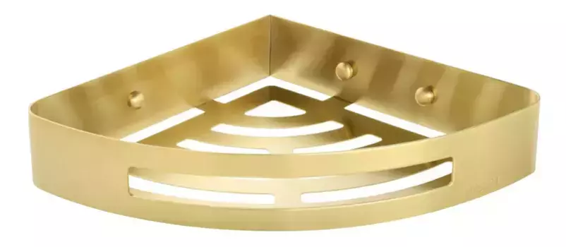 Угловая полка в ванну «Fixsen» Hotel FX-31003L золото-сатин