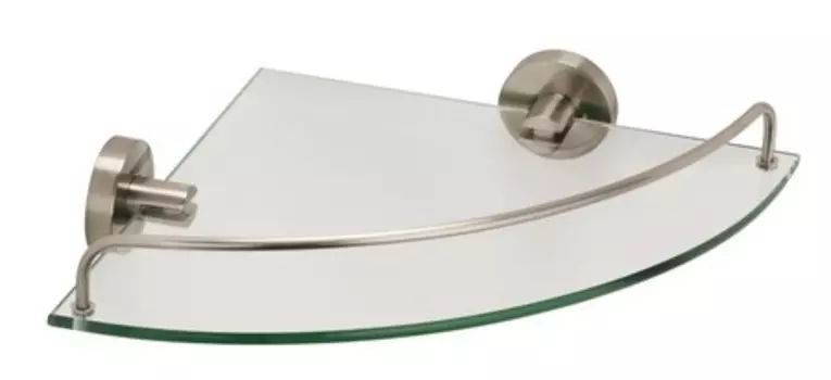 Угловая полка в ванну «Fixsen» Modern FX-51503A на стену сатин