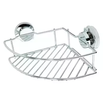 Угловая полка в ванну «Fora» Atlant A035 на стену хром