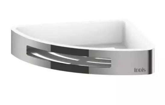 Угловая полка в ванну «Iddis» Optima Home SHE11SPi44 на стену хром