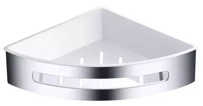 Угловая полка в ванну «Schein» Accessories 9326CH на стену хром