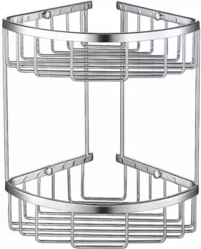 Угловая полка в ванну «Timo» Saona 13082/00 на стену хром