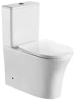 Унитаз Classic GR-4466S (620*365*820) напольный БЕЗОБОДКОВЫЙ с тонкой крышкой, 2 места GR-4466S · Grossman, GR-4466S